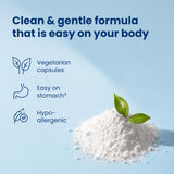 HealthA2Z Magnesium Glycinate 240mg supplement bottle back view
