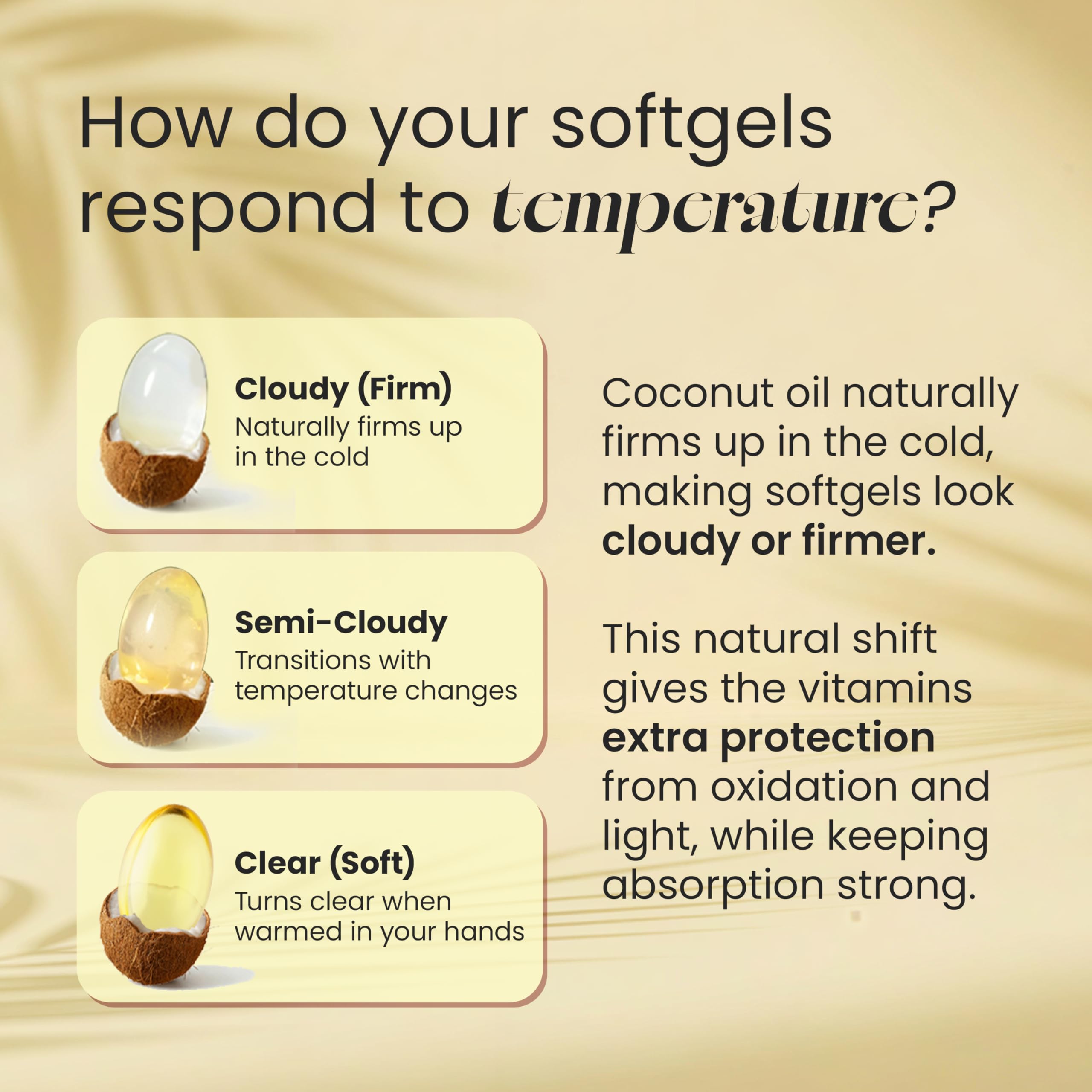HealthA2Z Vitamin D3 & K2 softgels with coconut oil