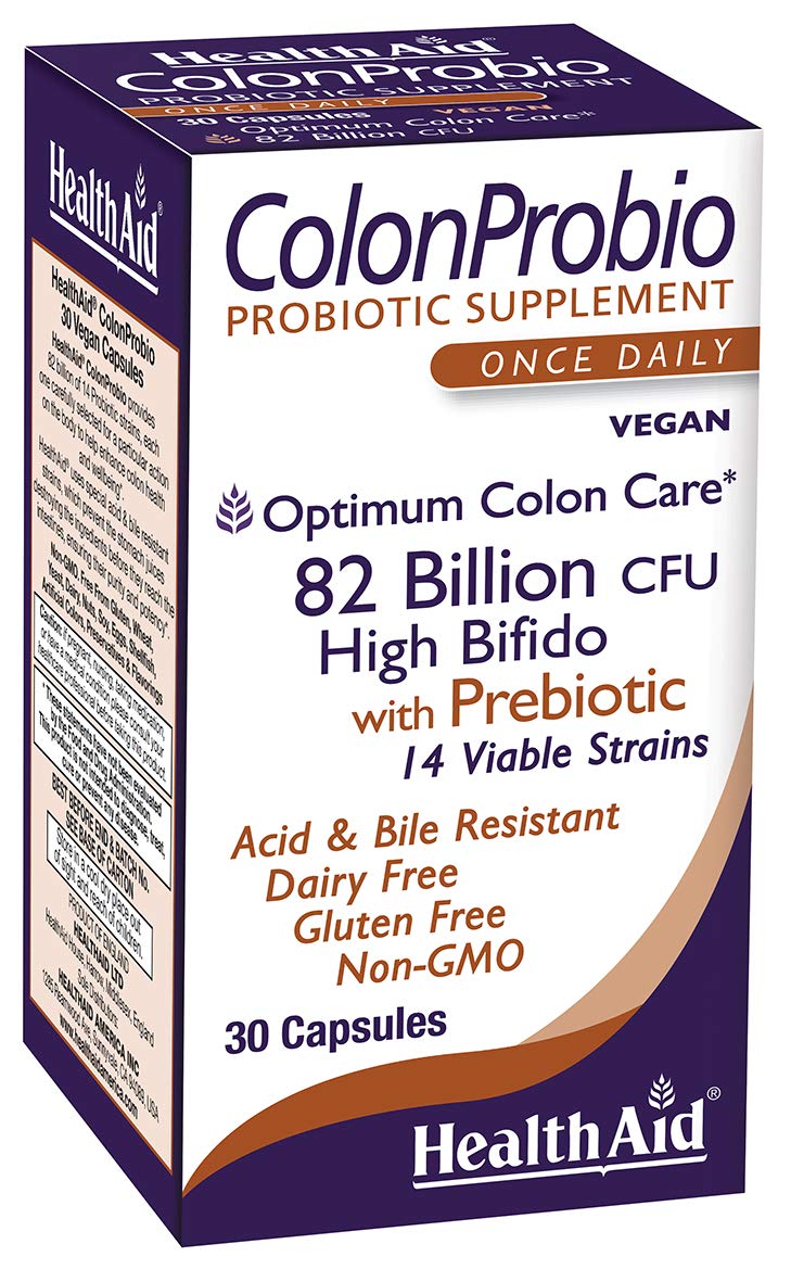 HealthAid ColonProbio supplement bottle front view