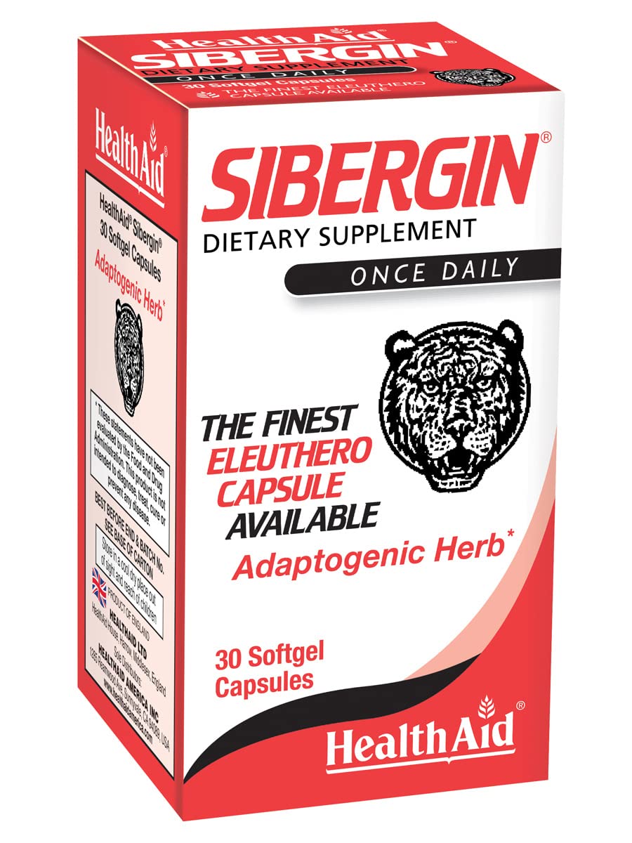 HealthAid Eleuthero softgel capsules front view