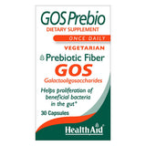 HealthAid Prebiotic Fiber Capsules lifestyle shot on a wooden table