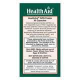 HealthAid Prebiotic Fiber Capsules side view showing vegetarian capsules