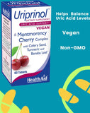HealthAid Uriprinol Uric Acid Support Tablets on a table