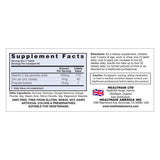 HealthAid Zinc Lozenges 41g back view showing ingredients