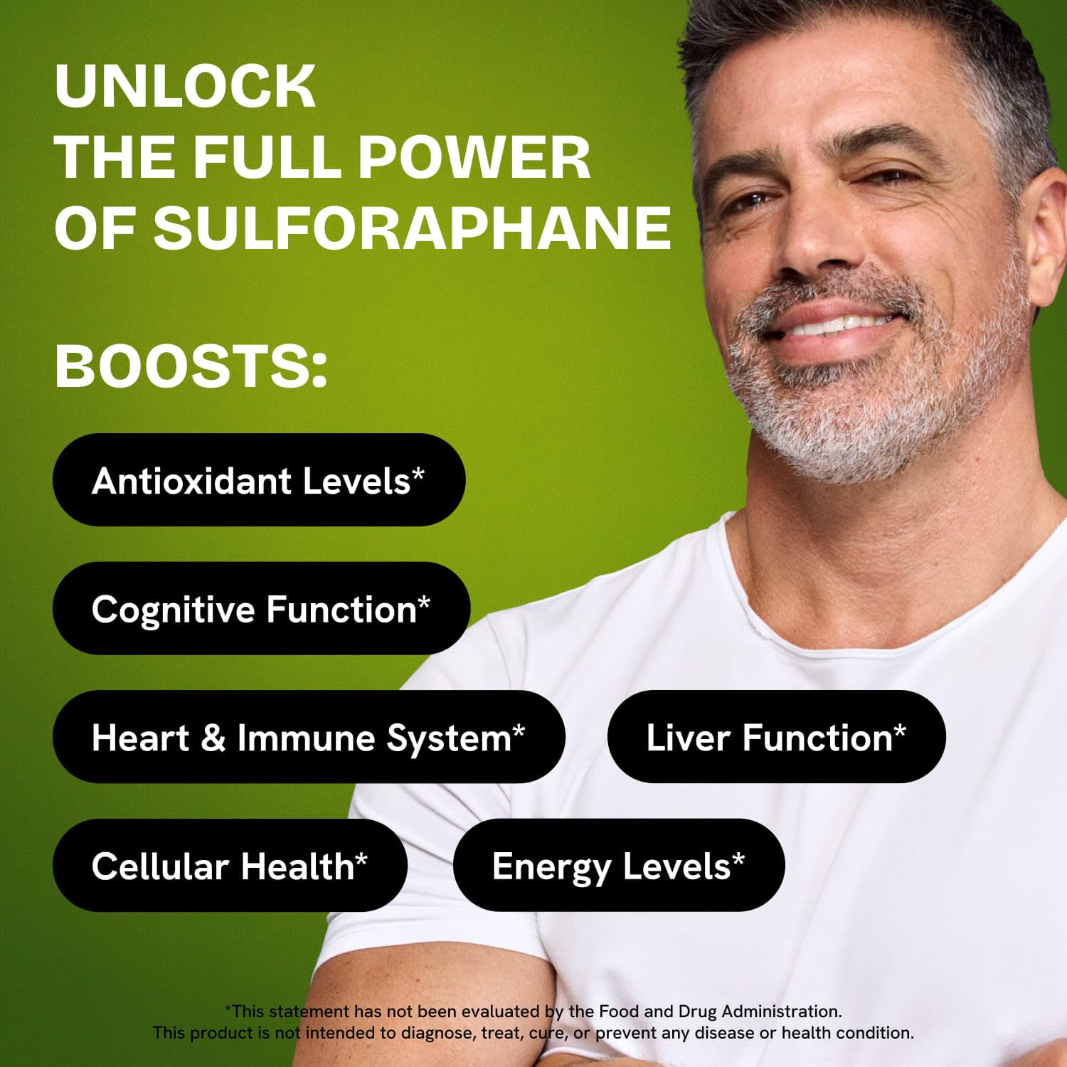 Healthbiotics Sulforaphane Organic Broccoli Sprouts 91g packaging
