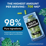 Healthbiotics Sulforaphane Organic Broccoli Supplement 191g side view