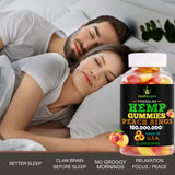 Healthergize Hemp Gummies 3-Pack packaging side view