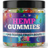 Healthergize Hemp Gummies 95 count bottle front view