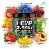 Healthergize Hemp Gummies Black Cherry flavour