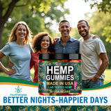 Healthergize Hemp Gummies Blue Raspberry flavour
