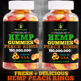 Healthergize Hemp Gummies displayed on a kitchen counter