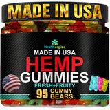 Healthergize Hemp Gummies for Sleep 95 Count front view