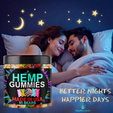 Healthergize Hemp Gummies for Sleep jar with wide mouth