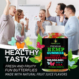 Healthergize Hemp Gummies in a bowl for easy access
