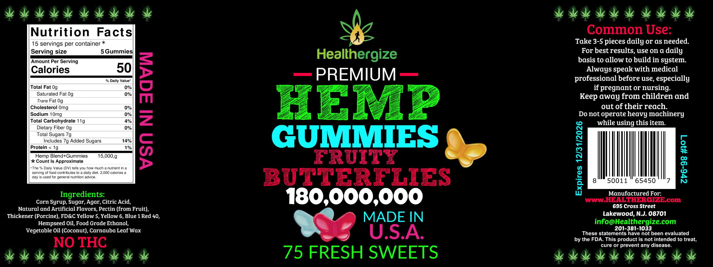 Healthergize Hemp Gummies in a lifestyle setting