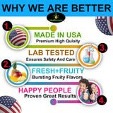 Healthergize Hemp Gummies packaging with tamper-proof seal