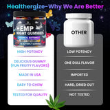 Healthergize Hemp Oil Gummies in a bowl