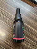 Healthergize Hemp Seed Oil bottle on a wooden table