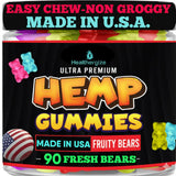 Healthergize Hempseed Oil Gummies 340g front view