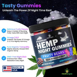 Healthergize Hempseed Oil Gummies lifestyle scene with gummies