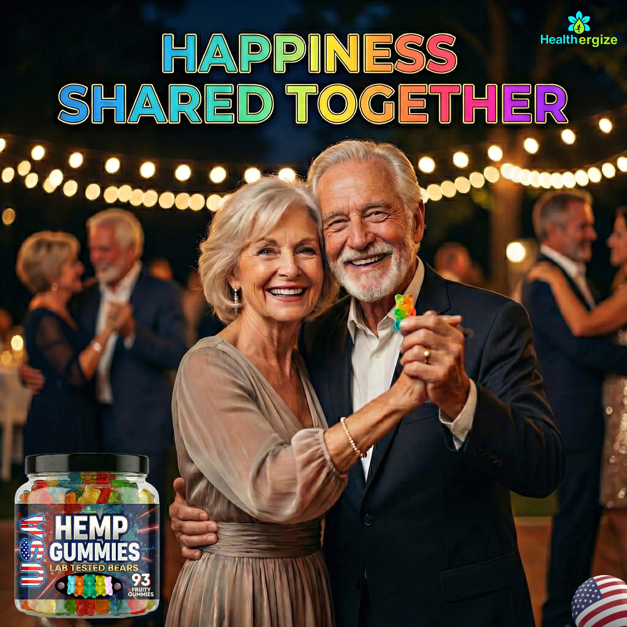 Healthergize Hempseed Oil Gummies packaging details