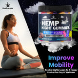 Healthergize Hempseed Oil Gummies side view of packaging