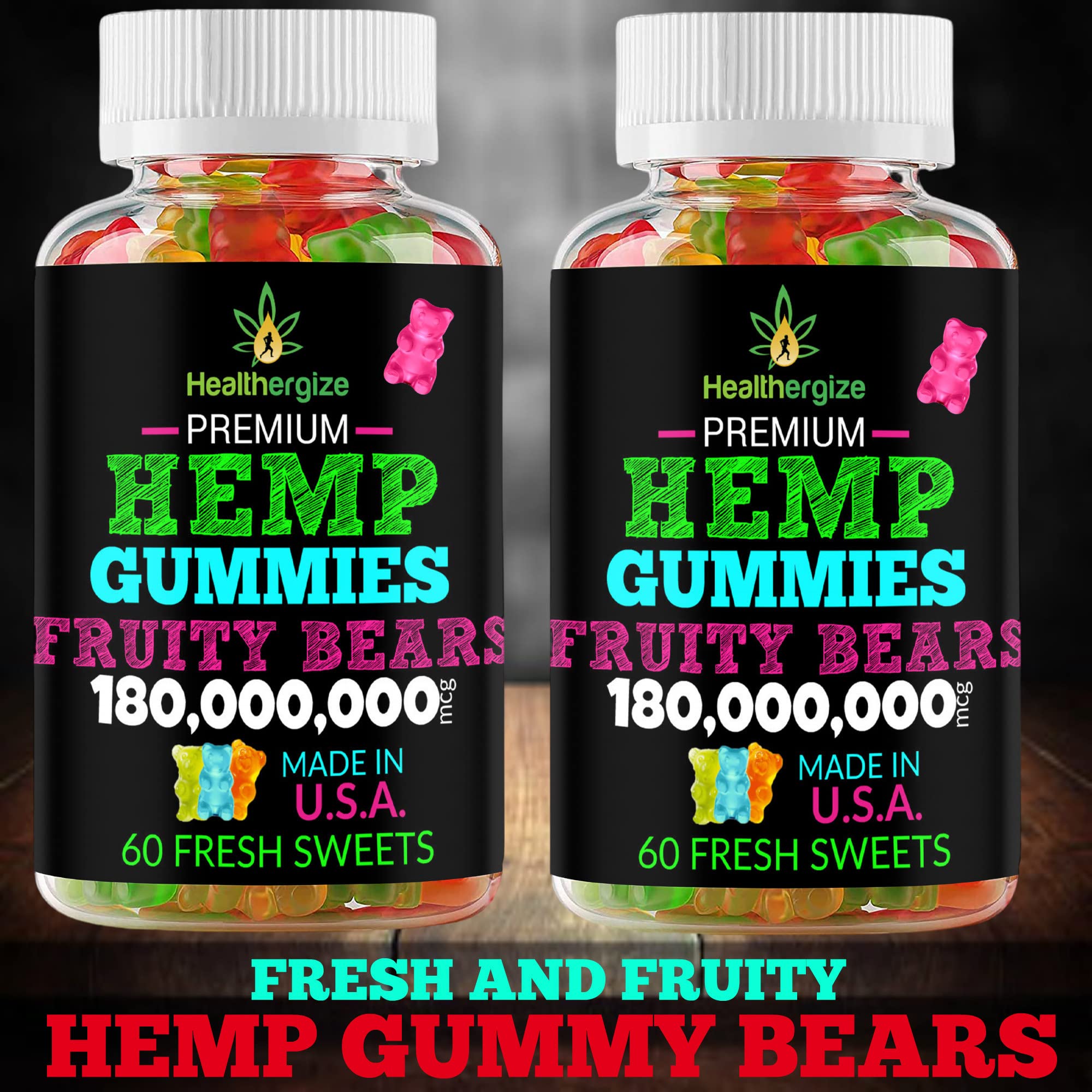 Healthergize Premium Hemp Gummies with a calming environment