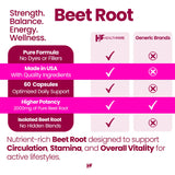 Healthfare Beetroot Capsules 2000mg packaging
