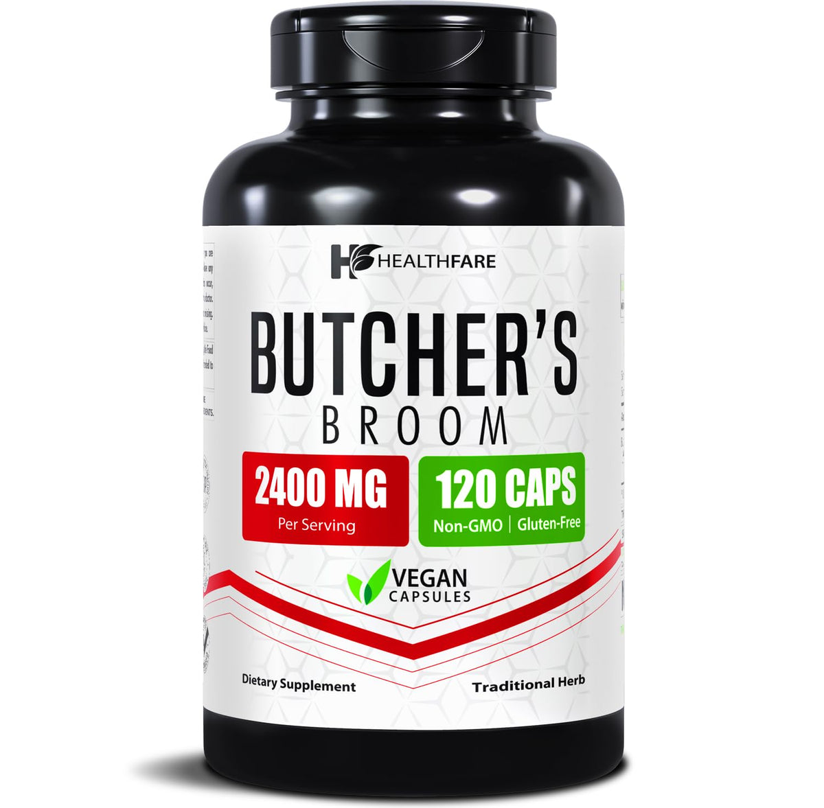 Healthfare Butcher’s Broom Extract Capsules front view