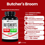Healthfare Butcher’s Broom Extract Capsules side view