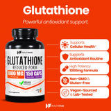 Healthfare L-Glutamine bottle with 90 capsules