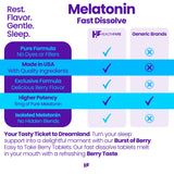 Healthfare Melatonin 5mg Fast Dissolve Tablets packaging
