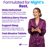 Healthfare Melatonin 5mg Fast Dissolve Tablets with natural berry flavour