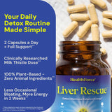 HEALTHFORCE SUPERFOODS Liver Rescue 240g nutritional information