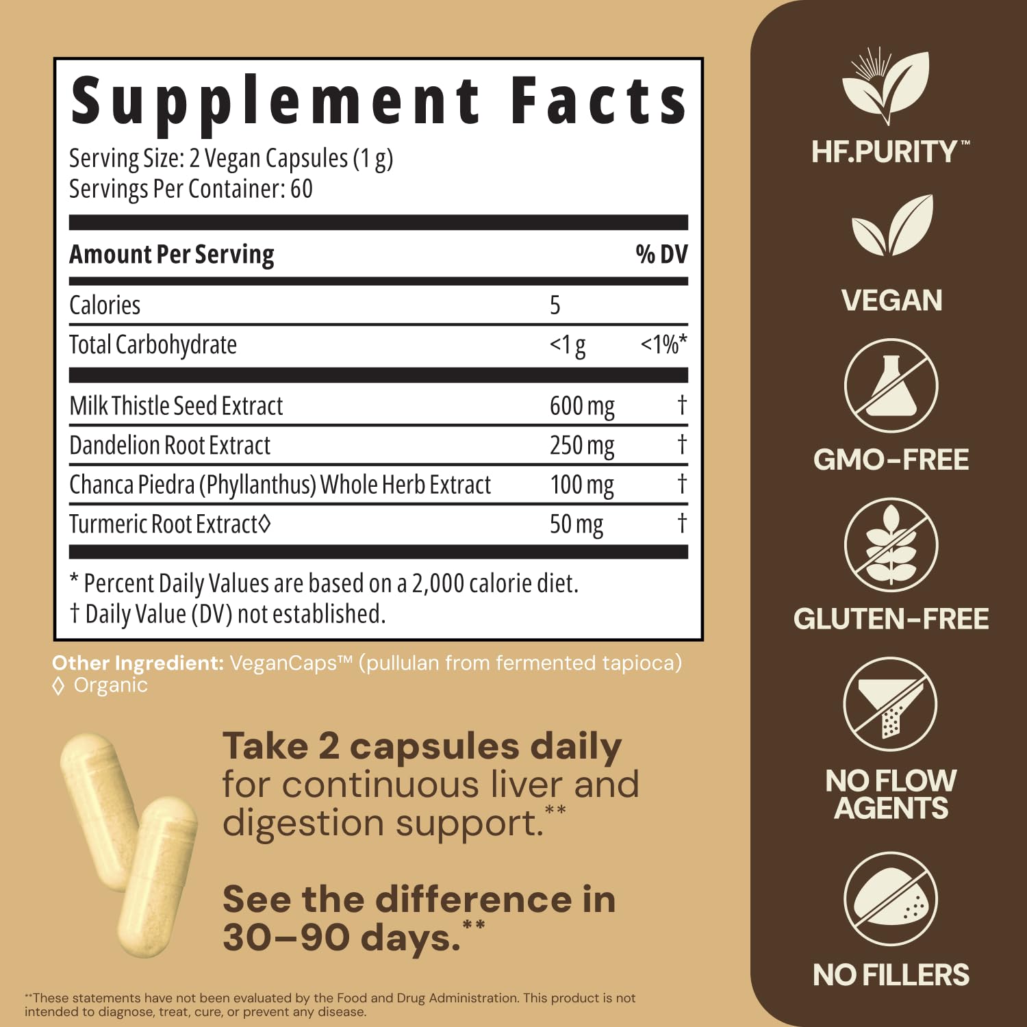 HEALTHFORCE SUPERFOODS Liver Rescue 240g packaging details