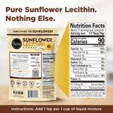 Healthier Comforts Sunflower Lecithin Powder for baking