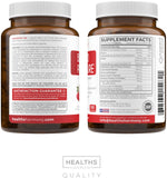 Healths Harmony Blood Pressure Support bottle with capsules spilled out