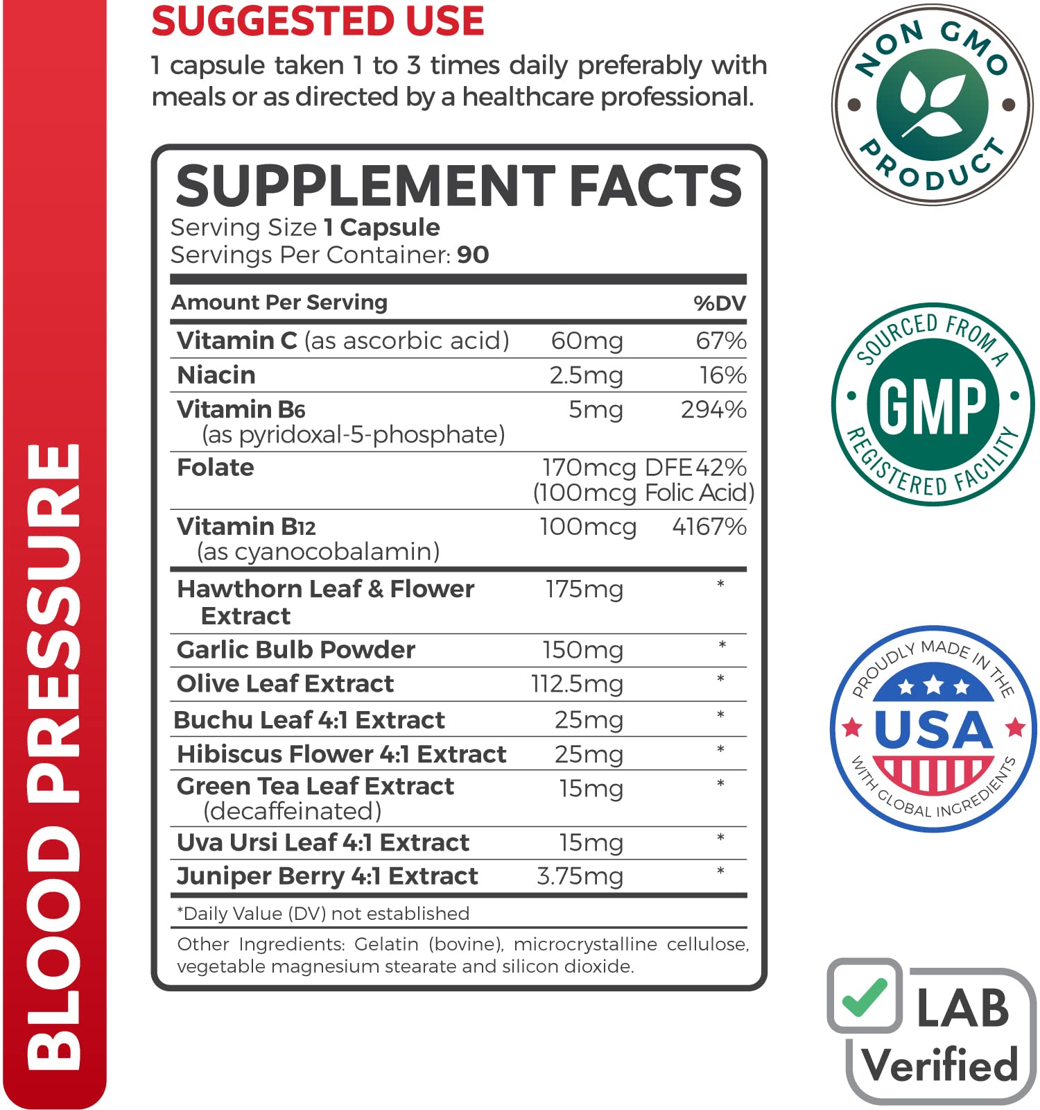 Healths Harmony Blood Pressure Support bottle with label