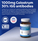 Healths Harmony Bovine Colostrum Capsules 1000mg side view