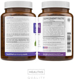 Healths Harmony Garlic Intestinal Guard supplement on a wooden table