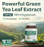 Healths Harmony Green Tea 98% Extract Capsules side view