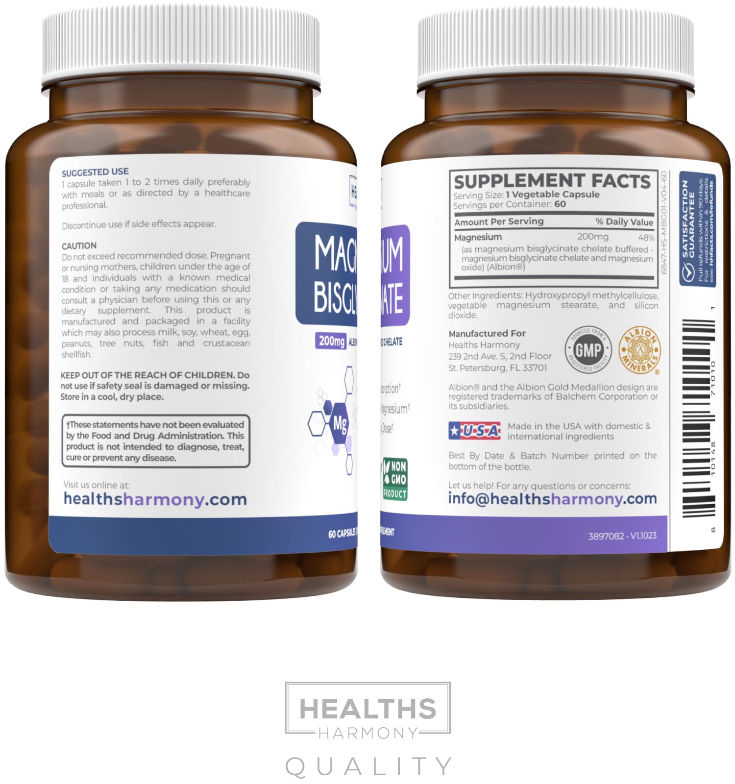 Healths Harmony Magnesium Bisglycinate Chelate 100g lifestyle scene