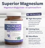 Healths Harmony Magnesium Bisglycinate Chelate side view showing capsule