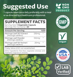 Healths Harmony Moringa Complex packaging with ingredients list