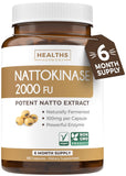 Healths Harmony Nattokinase 100mg Capsules front view