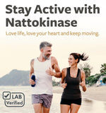 Healths Harmony Nattokinase 100mg Capsules on a wooden table