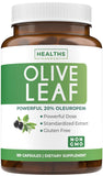 Healths Harmony Olive Leaf Extract 750mg capsules front view
