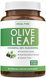 Healths Harmony Olive Leaf Extract 750mg capsules front view