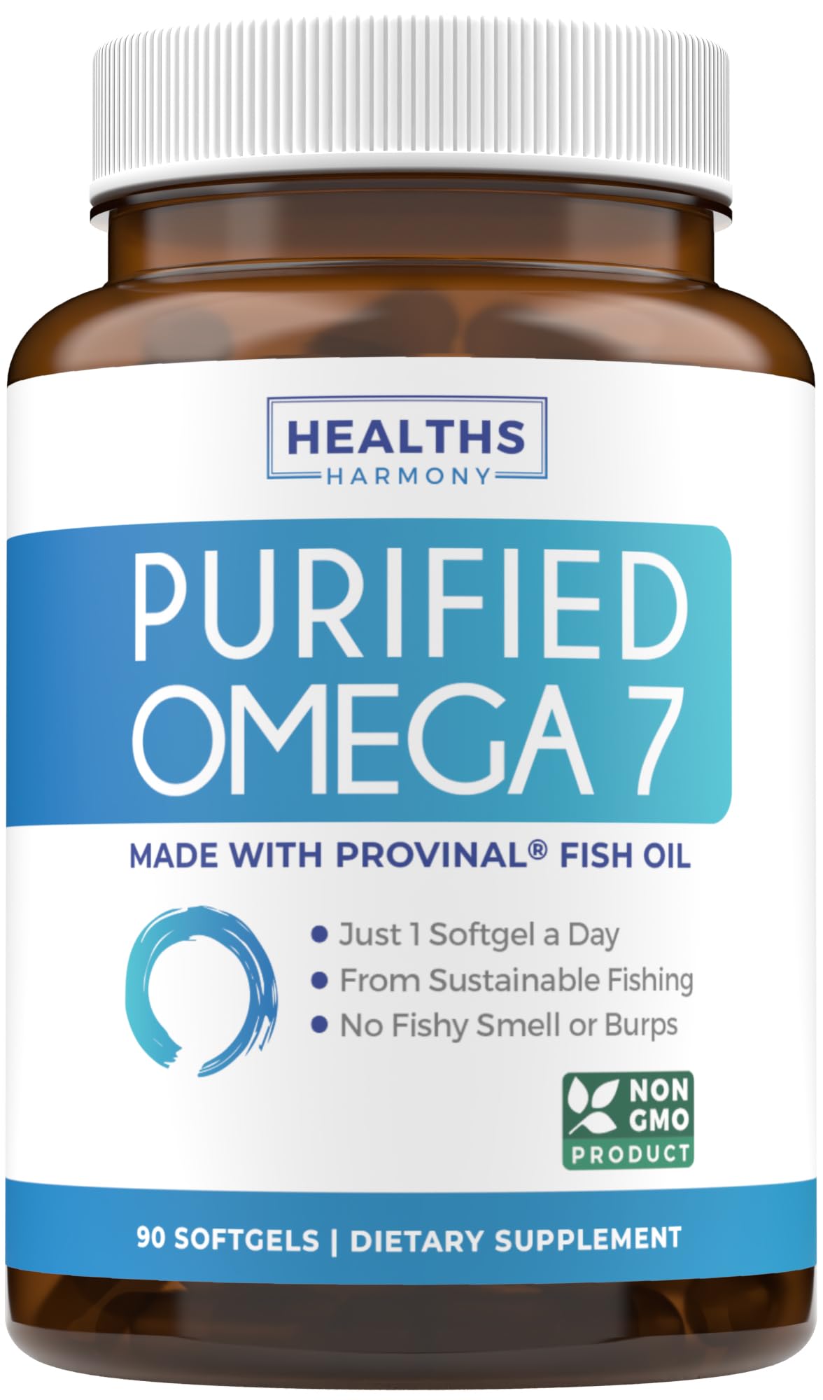 Healths Harmony Omega-7 Softgels 420mg front view