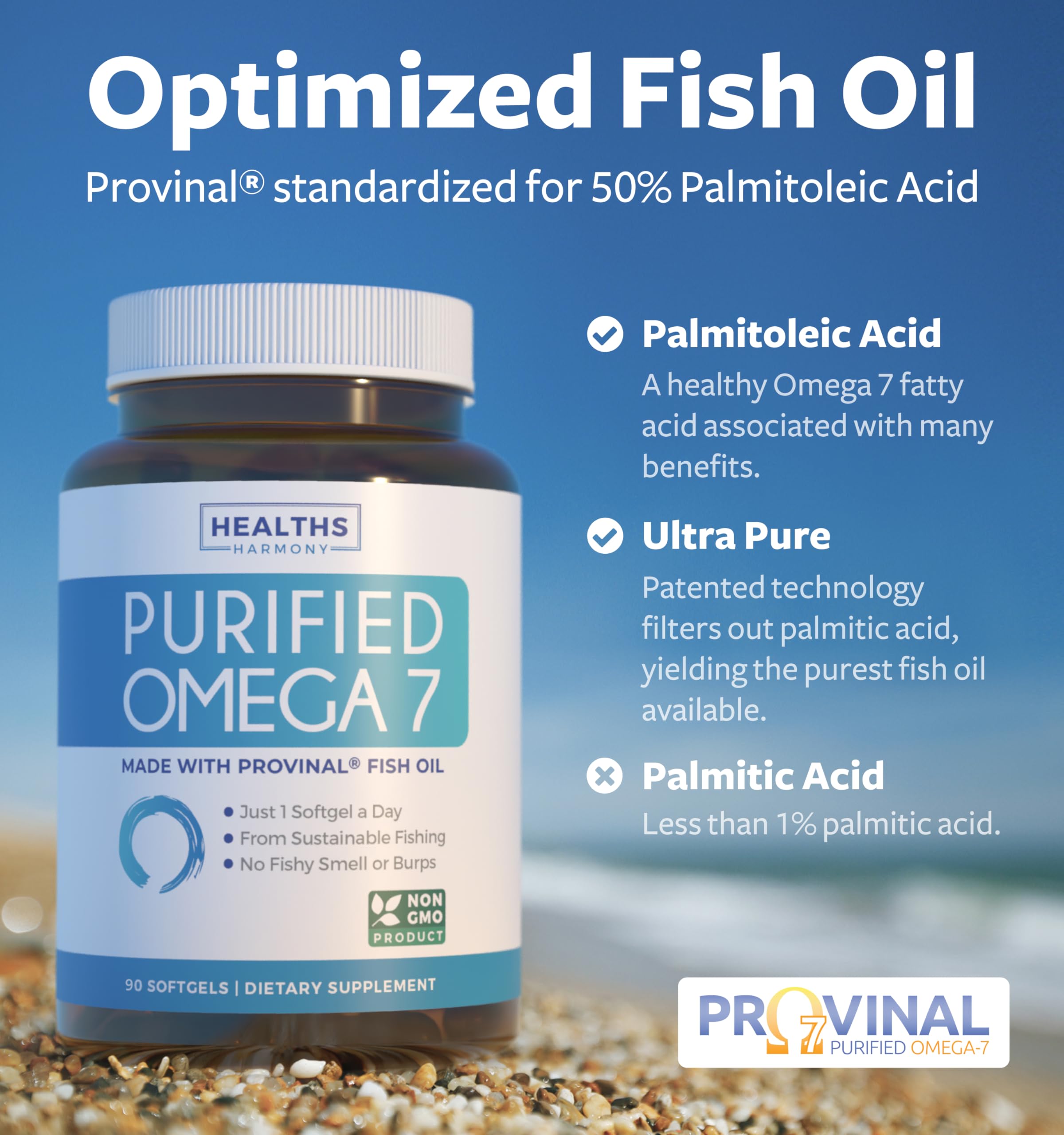 Healths Harmony Omega-7 Softgels 420mg packaging